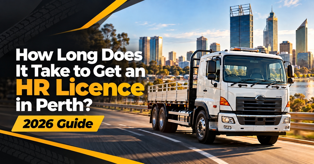 HR licence training in Perth at Roadmaster Truck Driving School